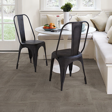 Floorpops Ashwood Wood Effect Grey Self Adhesive Floor Tile - Pack of 10  Profile Large Image