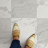 Floorpops Beige Bonneville Self Adhesive Floor Tiles - Pack of 10