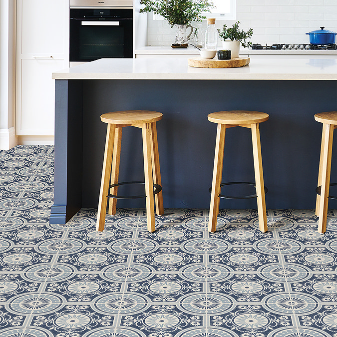 Floorpops Ezra Self Adhesive Floor Tiles - Pack of 10