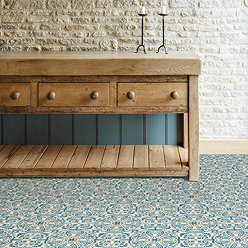 Floorpops Fontaine Self Adhesive Floor Tile - Pack of 10 Large Image