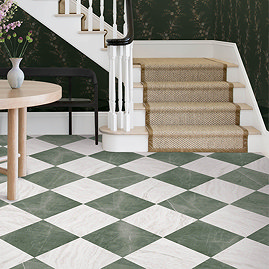 Floorpops Jade Bonneville Self Adhesive Floor Tiles - Pack of 10