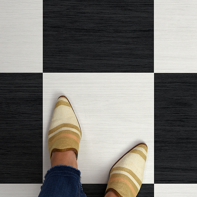 Floorpops Lawrence Self Adhesive Floor Tiles - Pack of 10