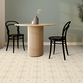 Floorpops Natural Daphne Self Adhesive Floor Tiles - Pack of 10