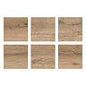 Floorpops Pickling Self Adhesive Floor Tiles - Pack of 10