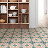 Floorpops Pink Daphne Self Adhesive Floor Tiles - Pack of 10