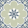 Floorpops Sage Daphne Self Adhesive Floor Tiles - Pack of 10