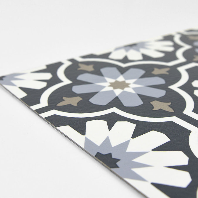 FloorPops Sevilla Self Adhesive Floor Tile - Pack of 10  Standard Large Image