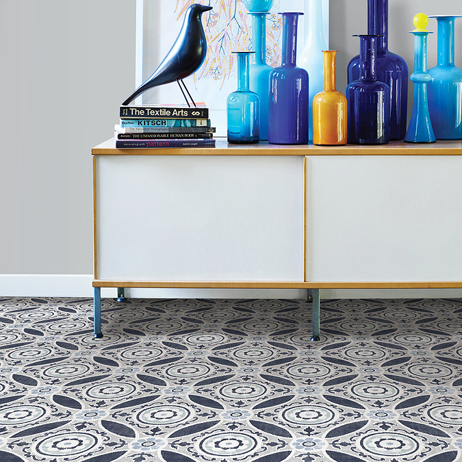 Floorpops Sienna Self Adhesive Floor Tile - Pack of 10  Newest Large Image