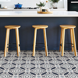 Floorpops Sienna Self Adhesive Floor Tile - Pack of 10 Medium Image