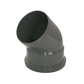 FloPlast 110mm Anthracite Grey 135° Single Socket Bend - SP163AG Medium Image