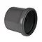 FloPlast 110mm Anthracite Grey Single Socket Pipe Coupling - SP124AG Large Image