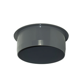 FloPlast 110mm Anthracite Grey Socket Plug - SP296AG Large Image