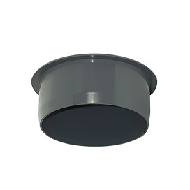 FloPlast 110mm Anthracite Grey Socket Plug - SP296AG Large Image