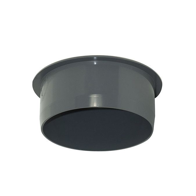 FloPlast 110mm Anthracite Grey Socket Plug - SP296AG Large Image