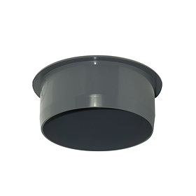 FloPlast 110mm Anthracite Grey Socket Plug - SP296AG Large Image