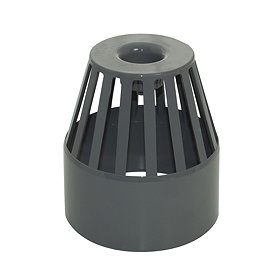 FloPlast 110mm Anthracite Grey Vent Terminal - SP302AG Large Image