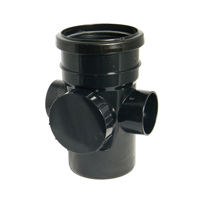 FloPlast 110mm Black Access Pipe - SP274B Large Image