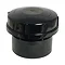 FloPlast 110mm Black Air Admittance Valve Solvent Weld - AV110B Large Image