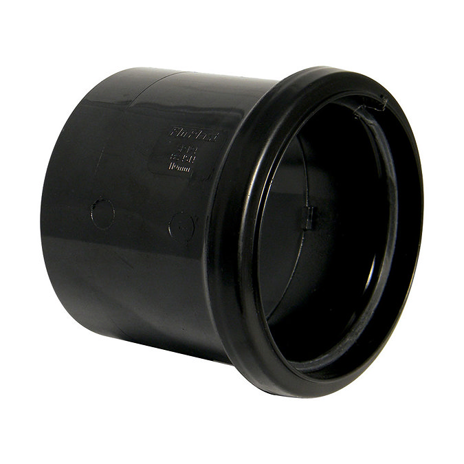 FloPlast 110mm Black Single Socket Pipe Coupling - SP124B Large Image