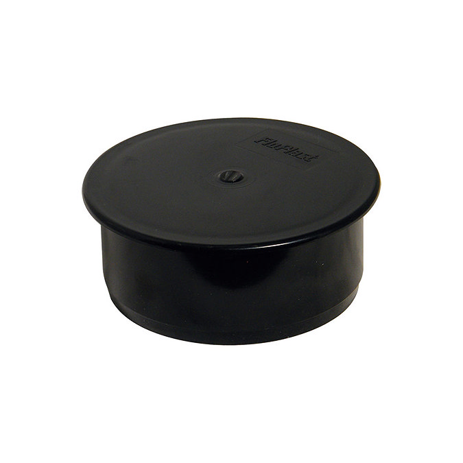 FloPlast 110mm Black Socket Plug - SP296B Large Image