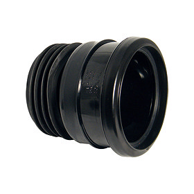 FloPlast 110mm Black Universal Pipe Connector - SP140B Large Image