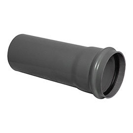 FloPlast 110mm x 3m Anthracite Grey Single Socket Soil Pipe - SP3AG Medium Image