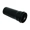 FloPlast 110mm x 3m Black Single Socket Soil Pipe - SP3B Large Image