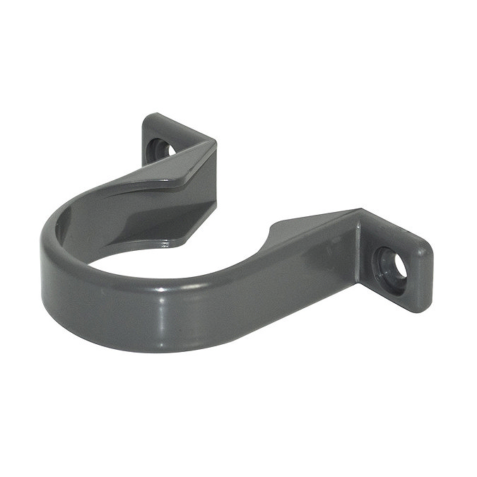 FloPlast 32mm Anthracite Grey ABS Pipe Clip - WS34AG Large Image