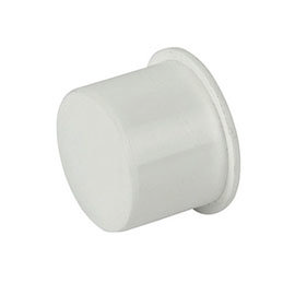 FloPlast 32mm White Push-Fit Socket Plug - WP30W Medium Image