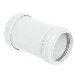 FloPlast 32mm White Push-Fit Straight Coupling - WP07W Medium Image
