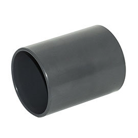 FloPlast 32mm Anthracite Grey ABS Straight Coupling - WS07AG Medium Image