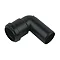 FloPlast 32mm Black Push-Fit 90° Conversion Bend - WP26B Large Image