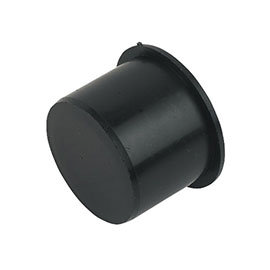 FloPlast 32mm Black Push-Fit Socket Plug - WP30B Medium Image