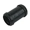 FloPlast 32mm Black Push-Fit Straight Coupling - WP07B Large Image