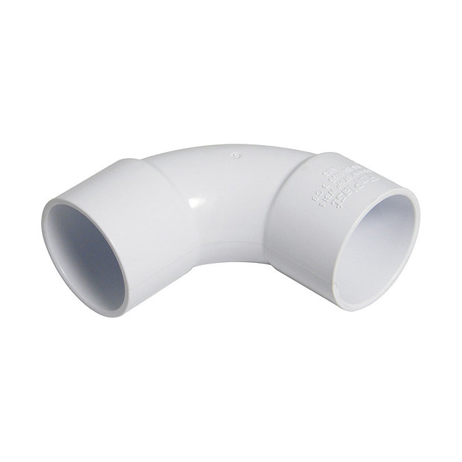 FloPlast 32mm White ABS 92.5° Bend - WS14W Large Image