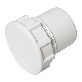 FloPlast 32mm White ABS Access Plug - WS30W Medium Image