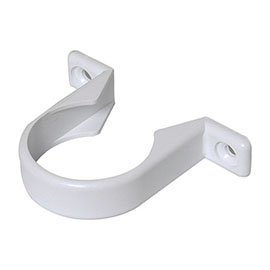FloPlast 32mm White ABS Pipe Clip - WS34W Medium Image