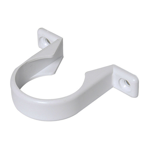 FloPlast 32mm White ABS Pipe Clip - WS34W Large Image
