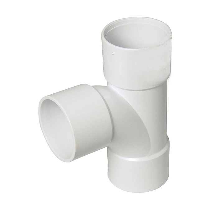 FloPlast 32mm White ABS Tee - WS22W Large Image