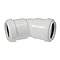 FloPlast 32mm White Push-Fit 135° Bend - WP18W Large Image