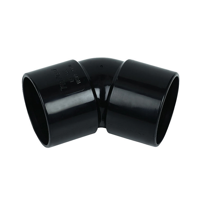 FloPlast 32mm Black ABS 135° Bend - WS18B Large Image