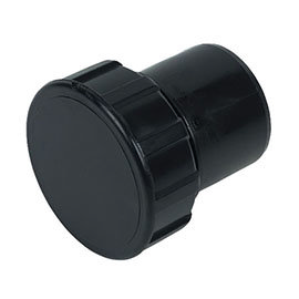 FloPlast 32mm Black ABS Access Plug - WS30B Medium Image