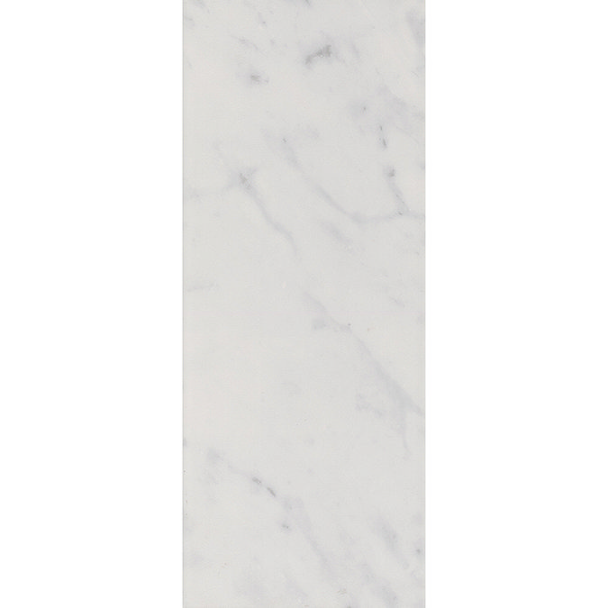 Florence Marbled White Wall Tile (Gloss - 200 x 500mm)  Feature Large Image