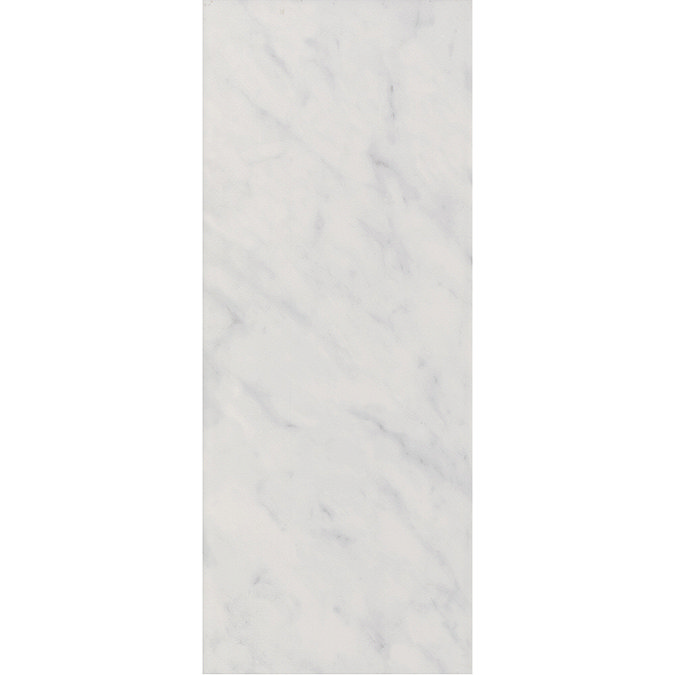 Florence Marbled White Wall Tile (Gloss - 200 x 500mm) Large Image