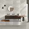 Florencio Light Grey Stone Effect Wall & Floor Tiles - 300 x 600mm