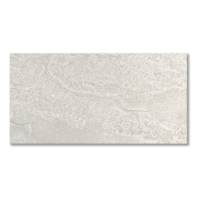 Florencio Light Grey Stone Effect Wall & Floor Tiles - 300 x 600mm