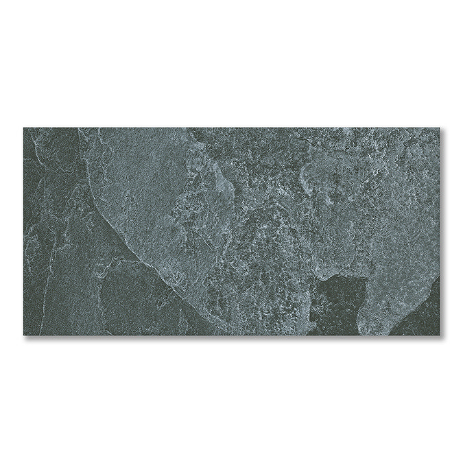 Florencio Dark Grey Stone Effect Wall & Floor Tiles - 300 x 600mm