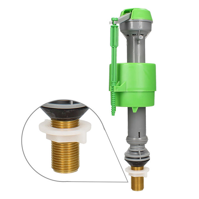 FlushKING - Adjustable Bottom Entry Brass Shank Fill Valve - FK-BE3  Profile Large Image