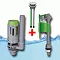 FlushKING - Complete Repair Pack 1 - Top Flush - Fixed Bottom Fill - FK-SF-TP Large Image