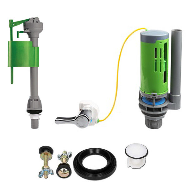 FlushKING - Complete Repair Pack 5 - Dual Flush Lever - Standard Fill valve - FK-SF-FL Large Image